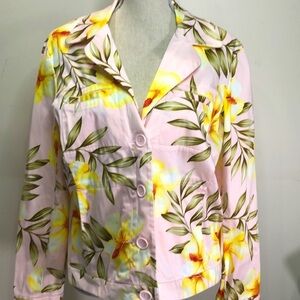 Jamaican Bay Blazer Jacket Tropical Lined